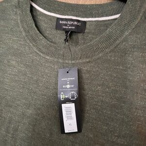 Men’s Banana Republic heather green sweater